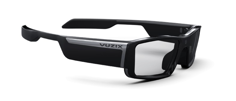 The Blade 3000 smart sunglasses connect to the cloud, run Android and integrate video and AR together. Source: Vuzix 