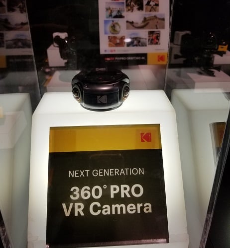 The upcoming 360 degree VR camera. 