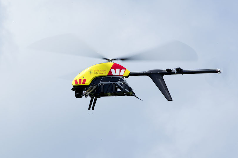 The Little Ripper UAV saved 2 boys lives yesterday. Source: Little Ripper UAV
