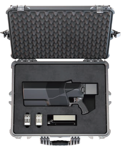 The DroneGun MKIII is one of the products used as counter measures to hostile drones. Source: DroneShield