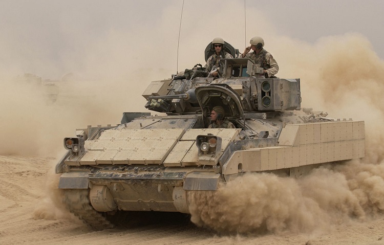 An M2A2 Bradley Fighting Vehicle. Source: Shane A. Cuomo, U.S. Air Force