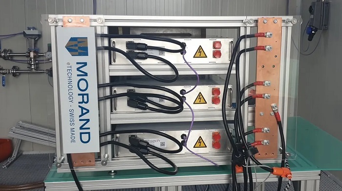 A 7.2-kWh prototype was able to recharge to 80% in 72 seconds. Source: Morand