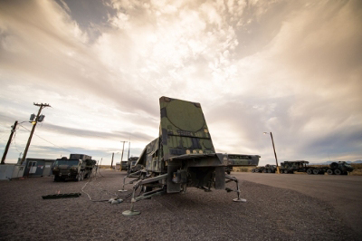 Patriot Radar array. Image Credit: Raytheon