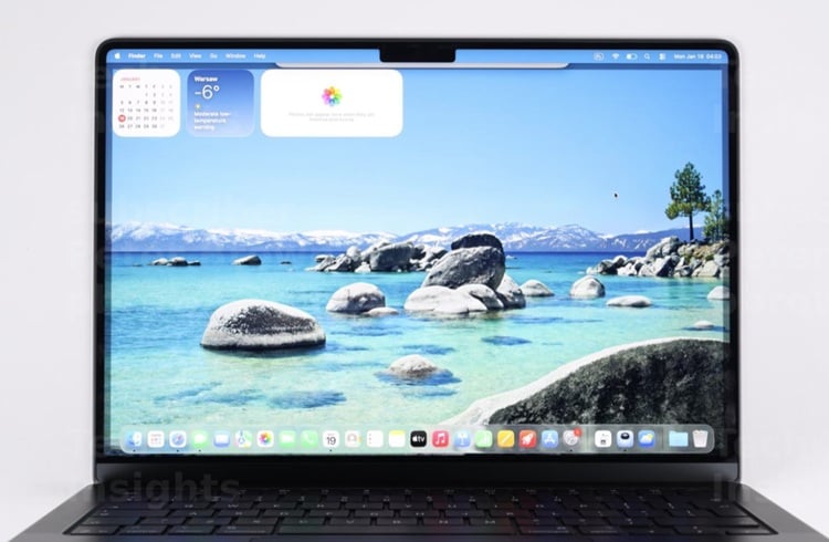 The Apple MacBook contains a 64-bit Deca-core processor that includes a 10-core CPU as well as a 10-core GPU and a 16-core NPU for AI workloads. Source: TechInsights