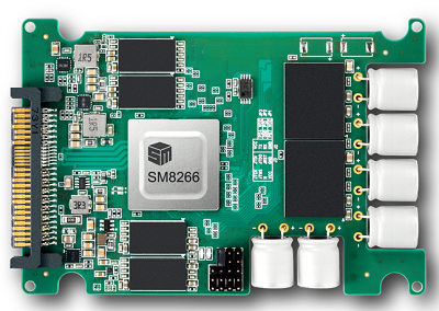 The SM8299 SSD controller for data centers. Source: Silicon Motion