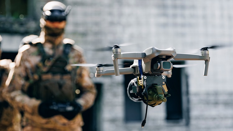 As drones become more prevalent as communications platforms and face down enemies with sophisticated interception techniques, developing secure channels that can't be interpreted or jammed will become even more important. Source: Anastasiia Trembach/Adobe Stock 